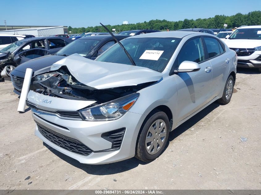 2023 Kia Rio Lx VIN: 3KPA24AD4PE619032 Lot: 39694731