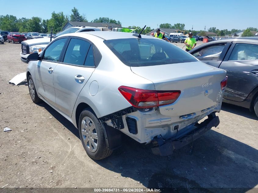 2023 Kia Rio Lx VIN: 3KPA24AD4PE619032 Lot: 39694731