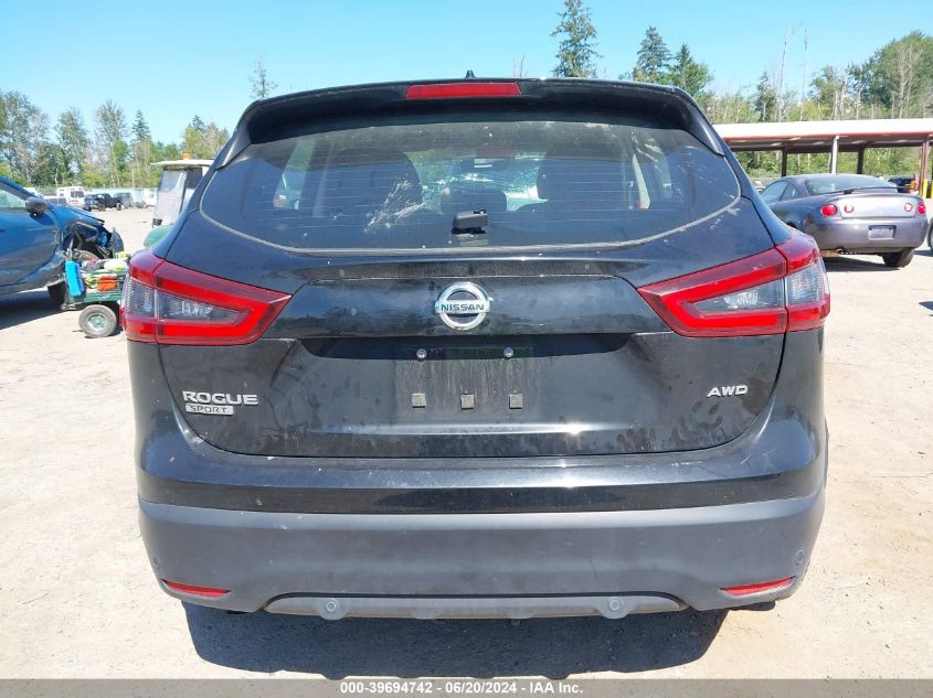 2022 Nissan Rogue Sport S Awd Xtronic Cvt VIN: JN1BJ1AW0NW480787 Lot: 39694742