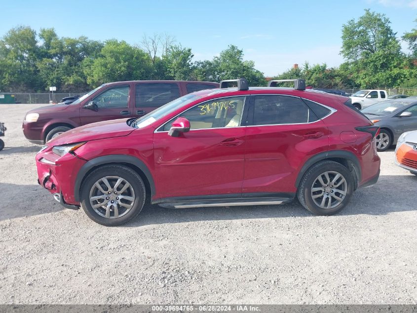 2015 Lexus Nx 200T VIN: JTJBARBZXF2026394 Lot: 39694765