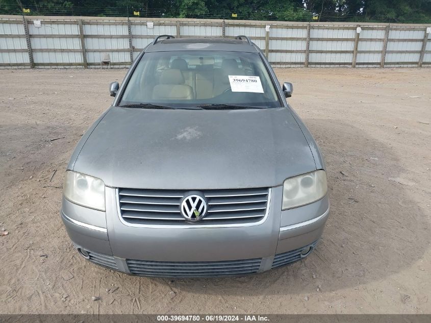 2001 Volkswagen Passat Gls VIN: WVWVD63B71E252407 Lot: 39694780