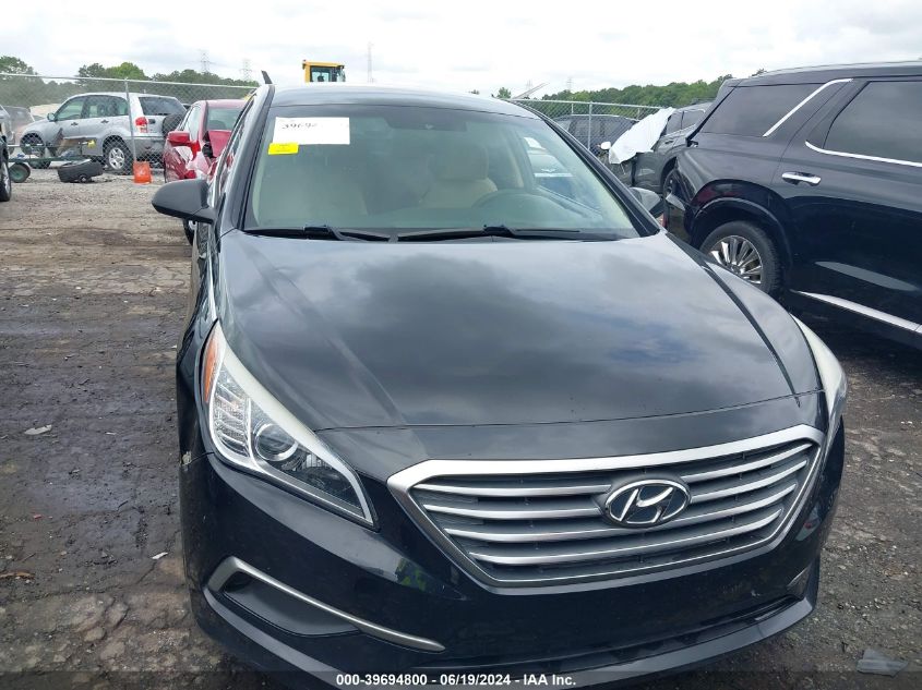 2017 Hyundai Sonata Se VIN: 5NPE24AF2HH528289 Lot: 39694800