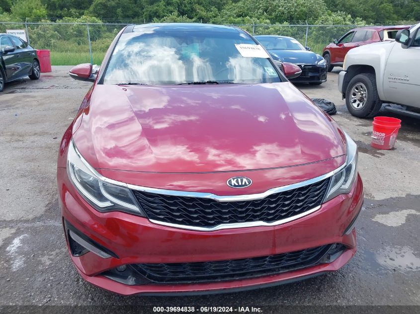 2019 Kia Optima S VIN: 5XXGT4L33KG289282 Lot: 39694838