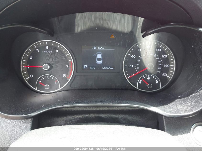 2019 Kia Optima S VIN: 5XXGT4L33KG289282 Lot: 39694838