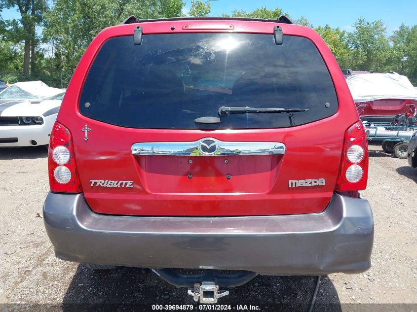 2006 Mazda Tribute S VIN: 4F2YZ94186KM06198 Lot: 39694879