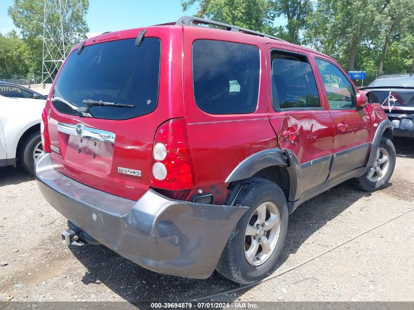 2006 Mazda Tribute S VIN: 4F2YZ94186KM06198 Lot: 39694879