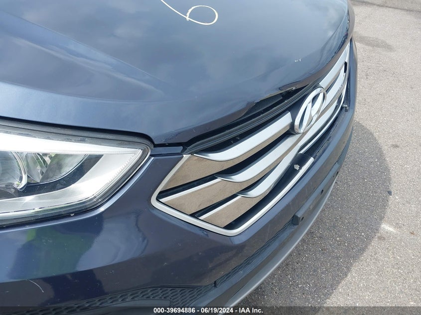 2015 Hyundai Santa Fe Sport VIN: 5XYZT3LBXFG297651 Lot: 39694886