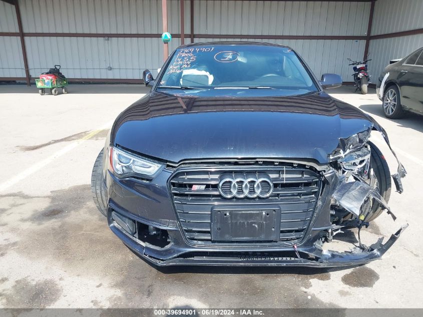 2014 Audi S5 Premium Plus VIN: WAUCGAFR8EA072910 Lot: 39694901