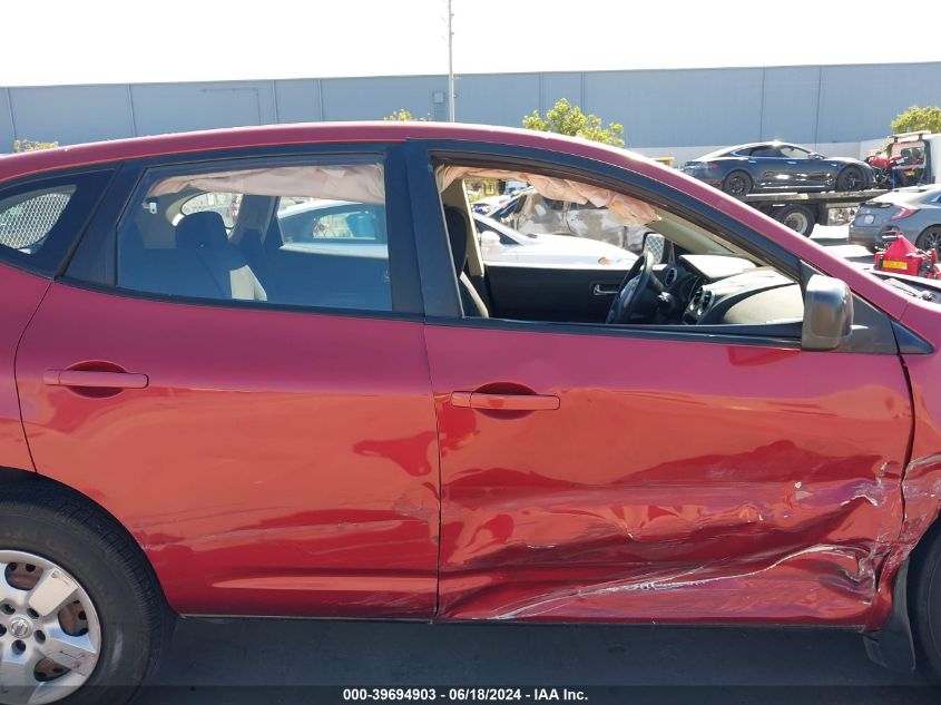 2008 Nissan Rogue S VIN: JN8AS58TX8W024796 Lot: 39694903