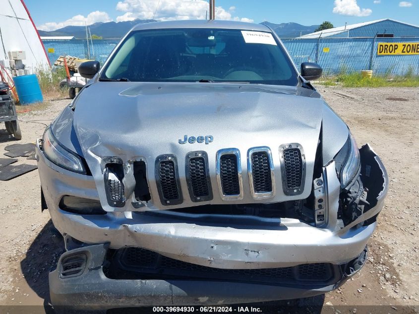 2015 Jeep Cherokee Sport VIN: 1C4PJMAB1FW551725 Lot: 39694930