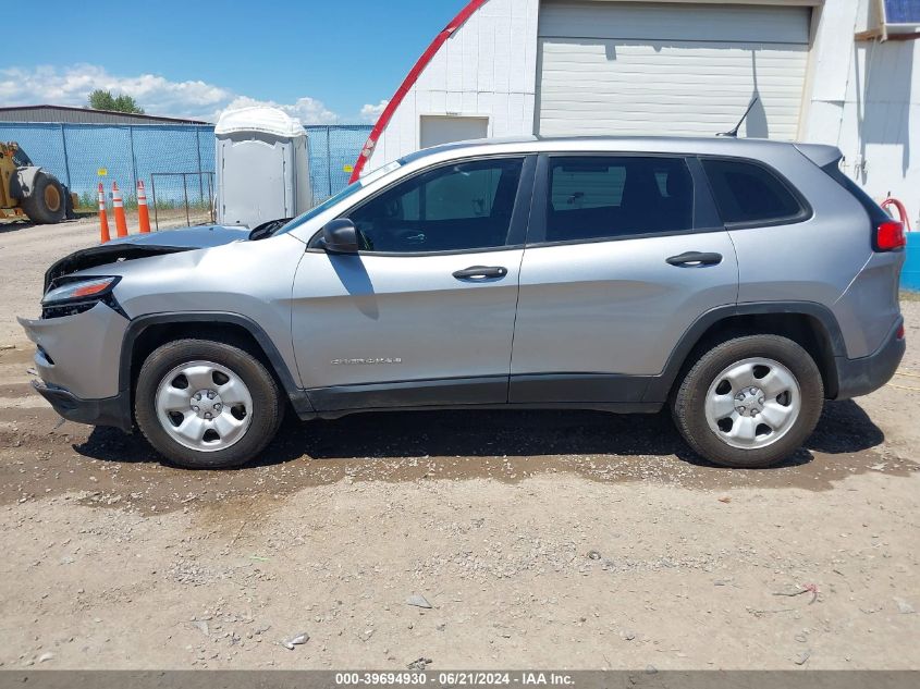 2015 Jeep Cherokee Sport VIN: 1C4PJMAB1FW551725 Lot: 39694930