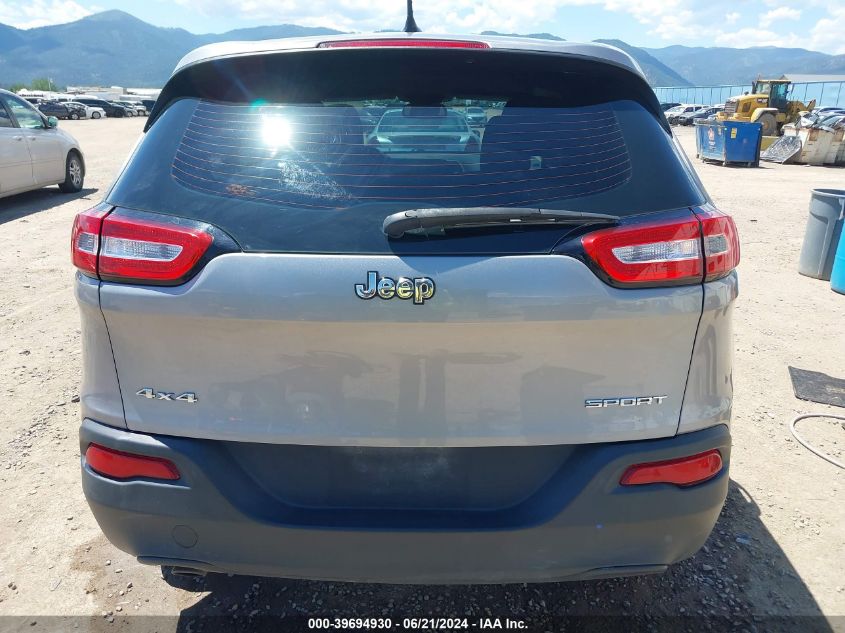 2015 Jeep Cherokee Sport VIN: 1C4PJMAB1FW551725 Lot: 39694930