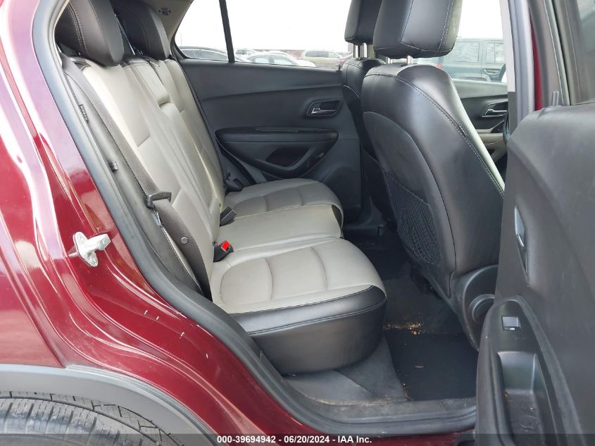 2016 Chevrolet Trax Ltz VIN: 3GNCJMSBXGL265495 Lot: 39694942