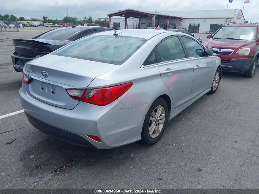 2014 Hyundai Sonata Gls VIN: 5NPEB4AC5EH904758 Lot: 39694958