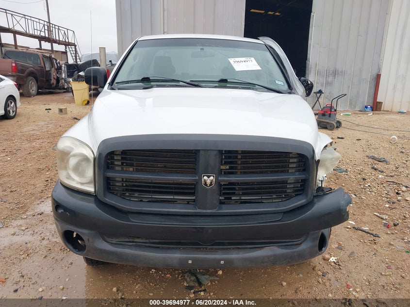 2008 Dodge Ram 1500 St/Sxt VIN: 1D7HU18N08S531122 Lot: 39694977