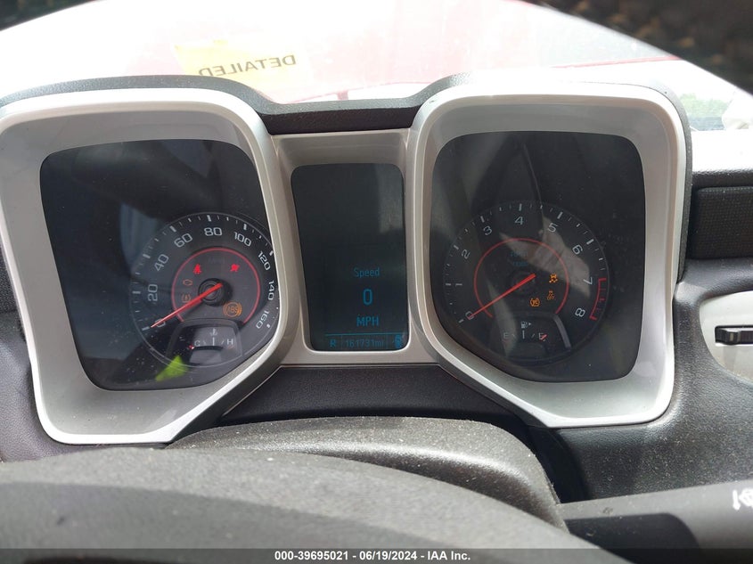 2015 Chevrolet Camaro 1Lt VIN: 2G1FD1E30F9213660 Lot: 39695021