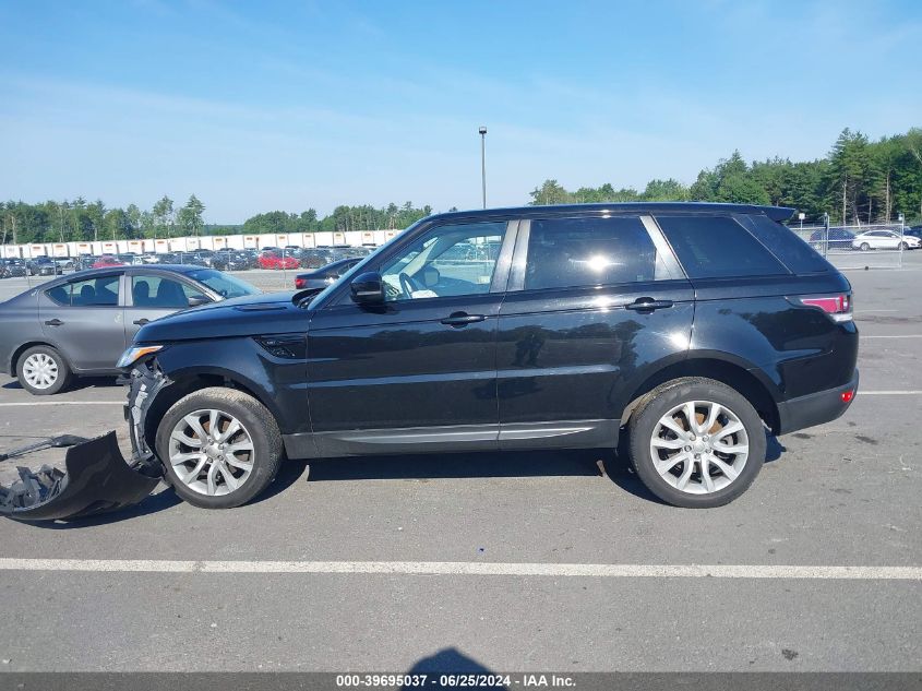 2015 Land Rover Range Rover Sport 3.0L V6 Supercharged Hse VIN: SALWR2VF8FA511508 Lot: 39695037