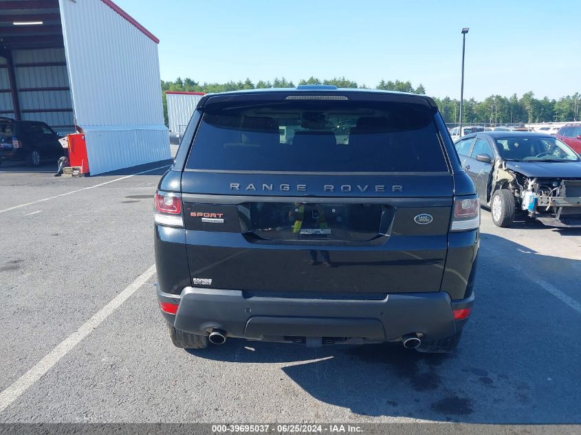 2015 Land Rover Range Rover Sport 3.0L V6 Supercharged Hse VIN: SALWR2VF8FA511508 Lot: 39695037