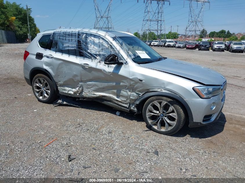 2016 BMW X3 XDRIVE28I - 5UXWX9C58G0D69007