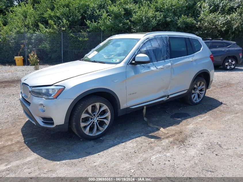 2016 BMW X3 XDRIVE28I - 5UXWX9C58G0D69007