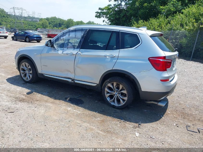 2016 BMW X3 XDRIVE28I - 5UXWX9C58G0D69007