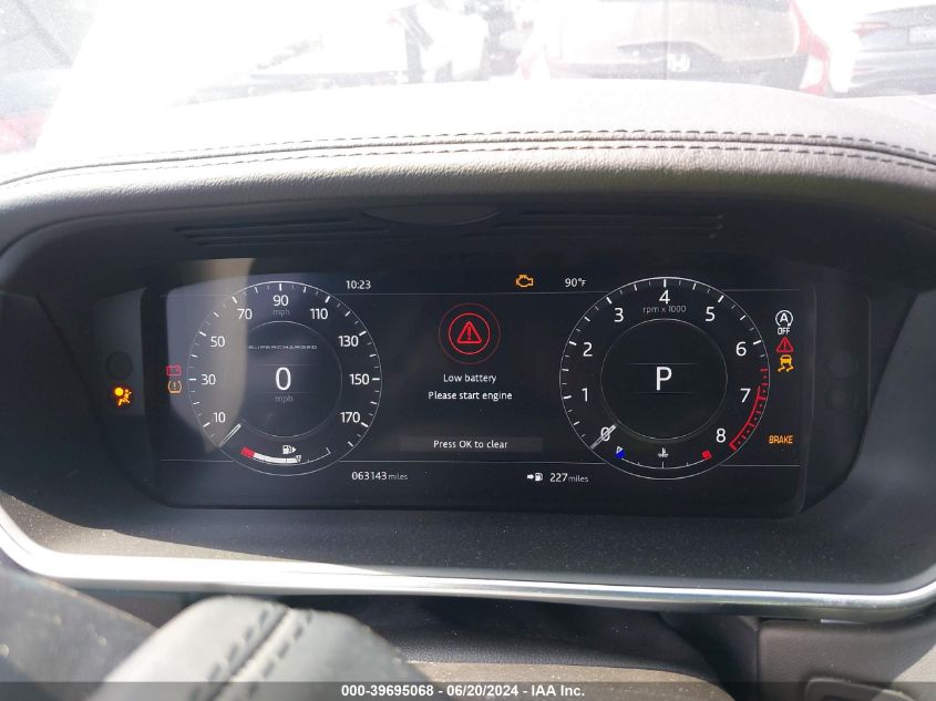 2018 Land Rover Range Rover 5.0L V8 Supercharged VIN: SALGS2RE4JA396716 Lot: 39695068