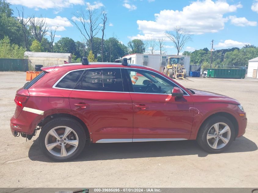 2020 Audi Q5 Premium 45 Tfsi Quattro S Tronic VIN: WA1ANAFY5L2094307 Lot: 39695095