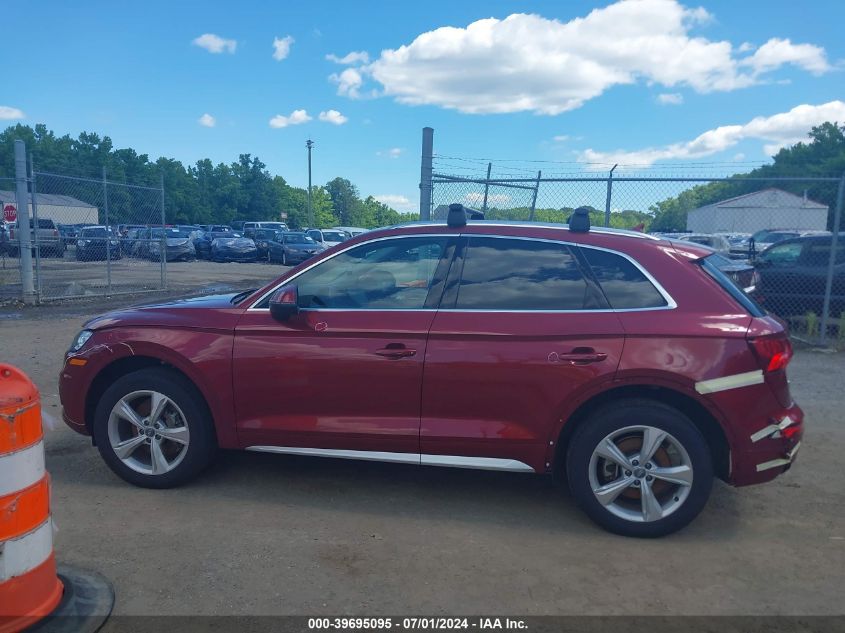 2020 Audi Q5 Premium 45 Tfsi Quattro S Tronic VIN: WA1ANAFY5L2094307 Lot: 39695095