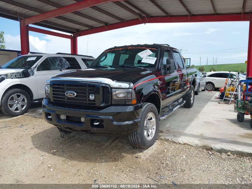 2004 Ford F-250 Lariat/Xl/Xlt VIN: 1FTNW21P14EB55340 Lot: 39695102