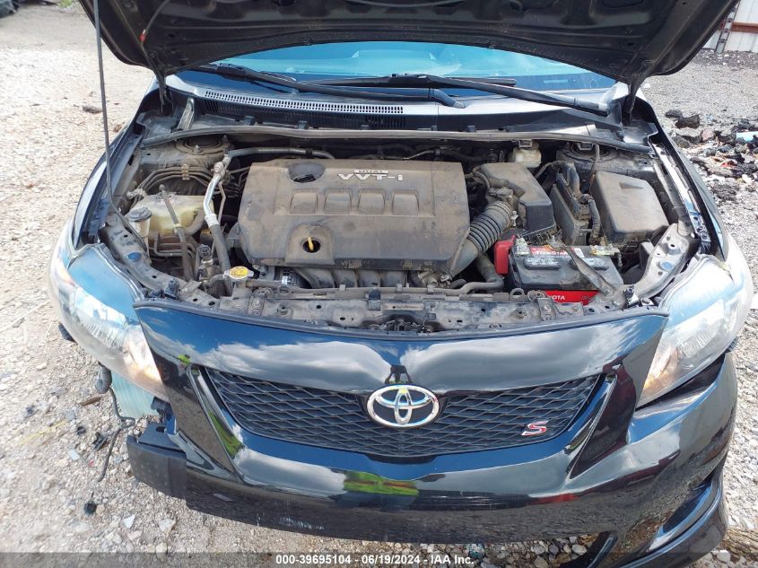 2010 Toyota Corolla S VIN: 1NXBU4EE2AZ379470 Lot: 39695104