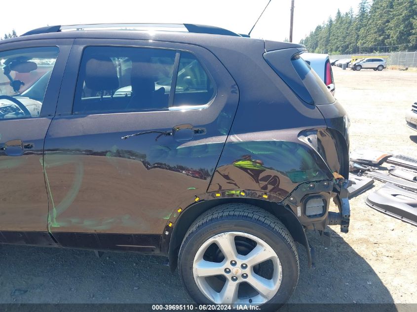 2015 Chevrolet Trax Ltz VIN: KL7CJNSB9FB244827 Lot: 39695110