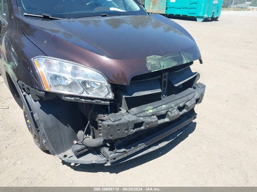 2015 Chevrolet Trax Ltz VIN: KL7CJNSB9FB244827 Lot: 39695110