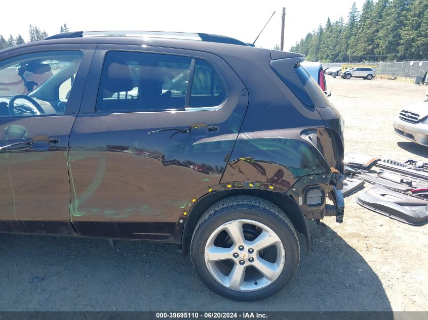 2015 Chevrolet Trax Ltz VIN: KL7CJNSB9FB244827 Lot: 39695110