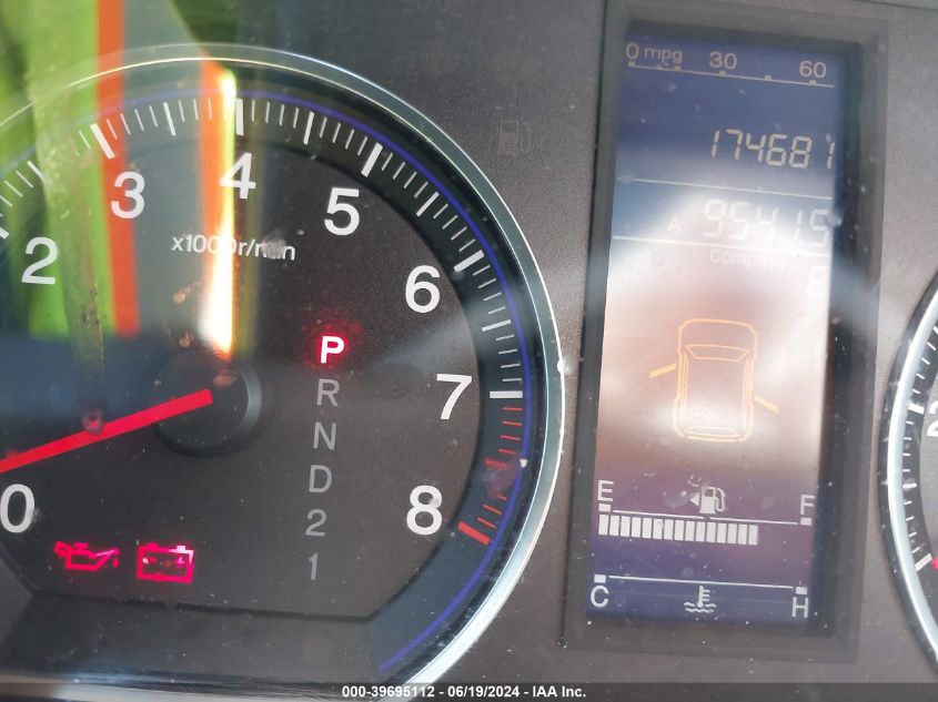 2010 Honda Cr-V Ex-L VIN: JHLRE3H73AC001724 Lot: 39695112