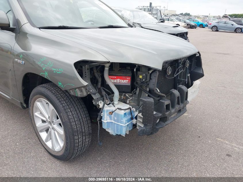 2009 Toyota Highlander Hybrid Limited VIN: JTEEW44A492027455 Lot: 39695116