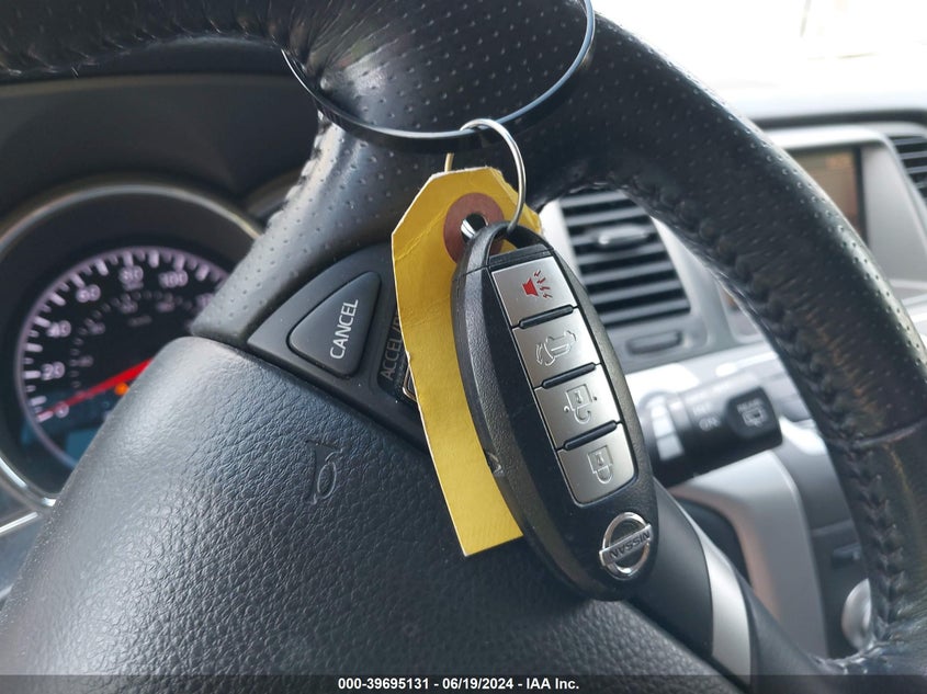 2012 Nissan Murano Sl VIN: JN8AZ1MW1CW208845 Lot: 39695131