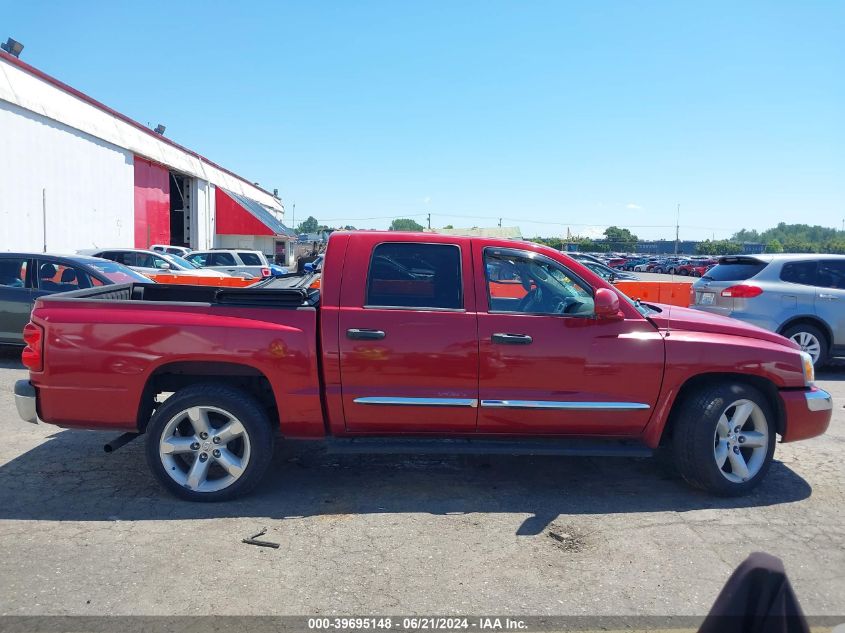 2007 Dodge Dakota Laramie VIN: 1D7HW58P87S209121 Lot: 39695148