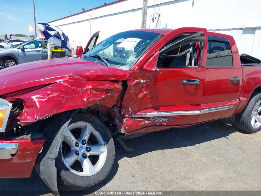 2007 Dodge Dakota Laramie VIN: 1D7HW58P87S209121 Lot: 39695148