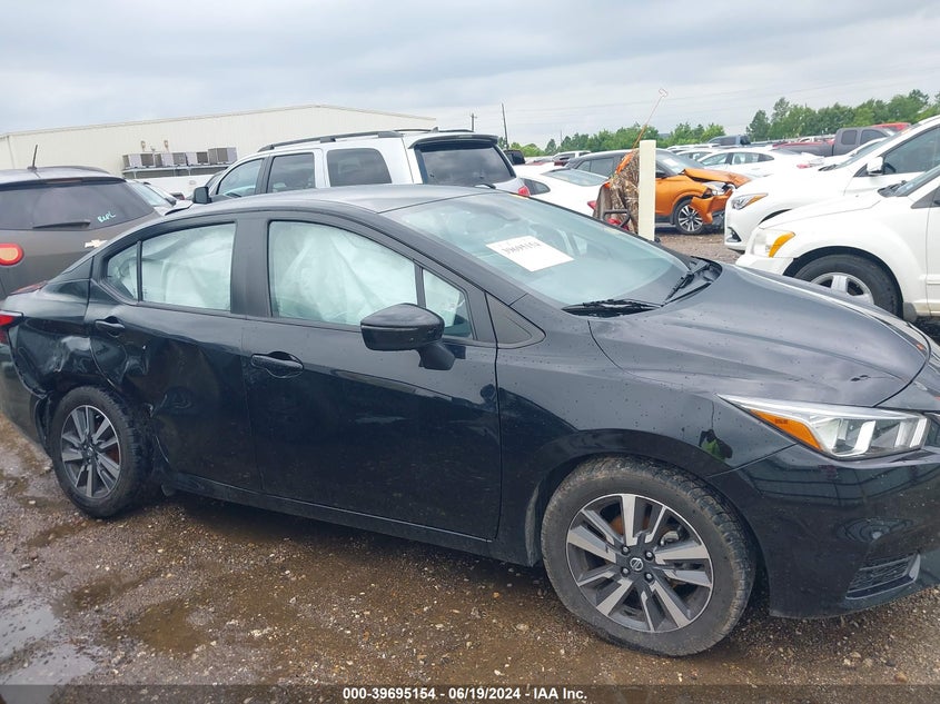 2021 Nissan Versa Sv Xtronic Cvt VIN: 3N1CN8EVXML853521 Lot: 39695154