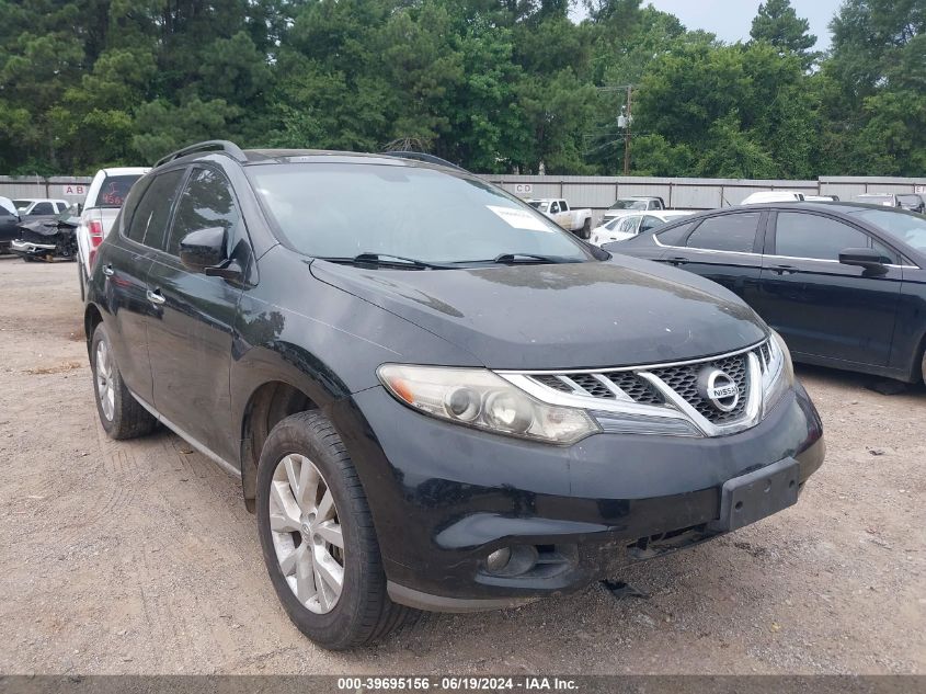 2011 Nissan Murano Sl VIN: JN8AZ1MU0BW061799 Lot: 39695156