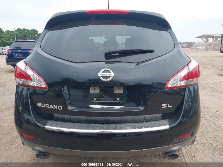 2011 Nissan Murano Sl VIN: JN8AZ1MU0BW061799 Lot: 39695156