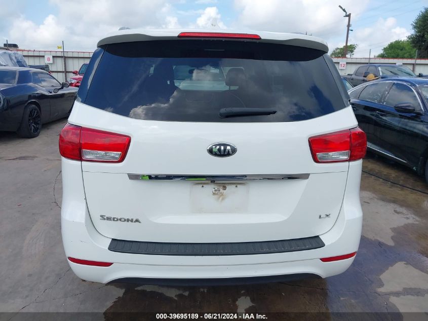 2016 Kia Sedona Lx VIN: KNDMB5C11G6185812 Lot: 39695189