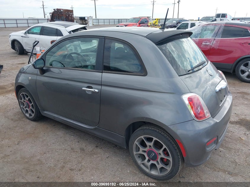 2012 Fiat 500 Sport VIN: 3C3CFFBR6CT115403 Lot: 39695192
