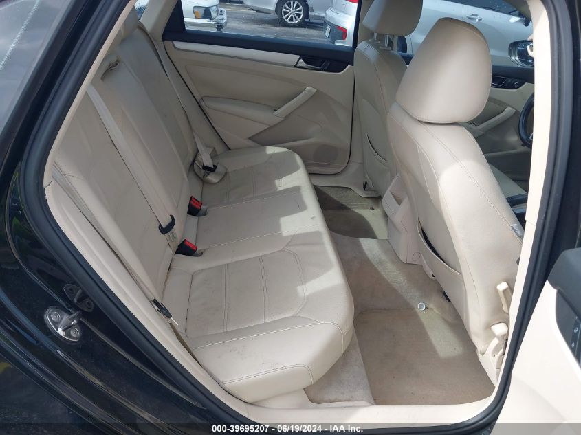 2012 Volkswagen Passat 2.0L Tdi Se VIN: 1VWBN7A35CC074607 Lot: 39695207