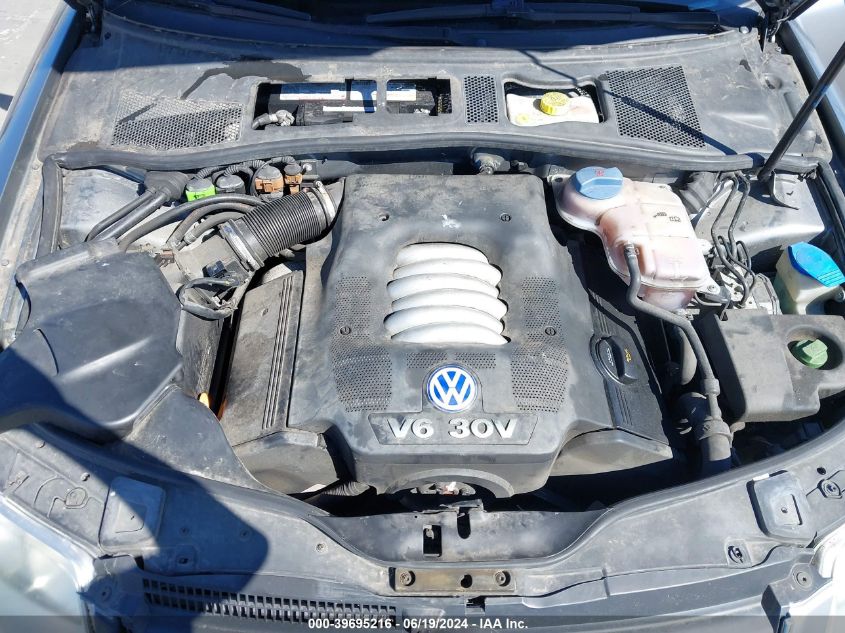 2003 Volkswagen Passat Glx VIN: WVWWH63B53E304127 Lot: 39695216