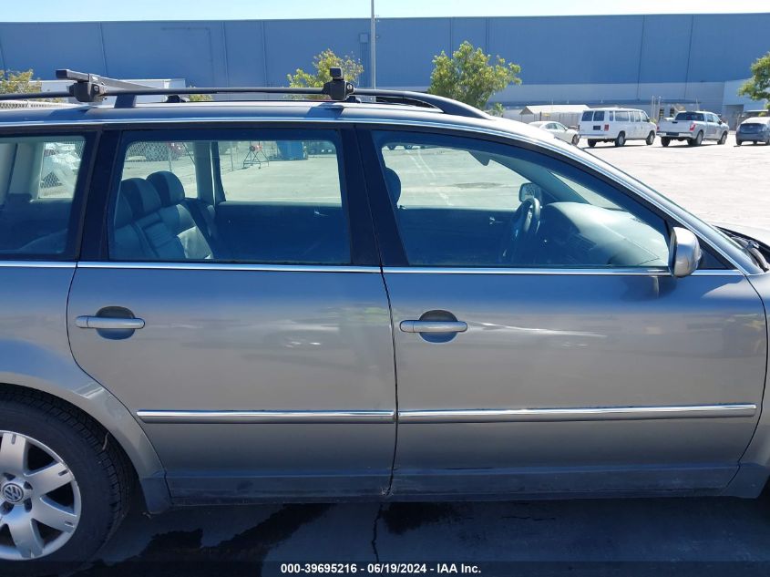 2003 Volkswagen Passat Glx VIN: WVWWH63B53E304127 Lot: 39695216