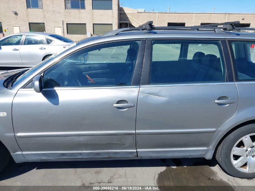 2003 Volkswagen Passat Glx VIN: WVWWH63B53E304127 Lot: 39695216