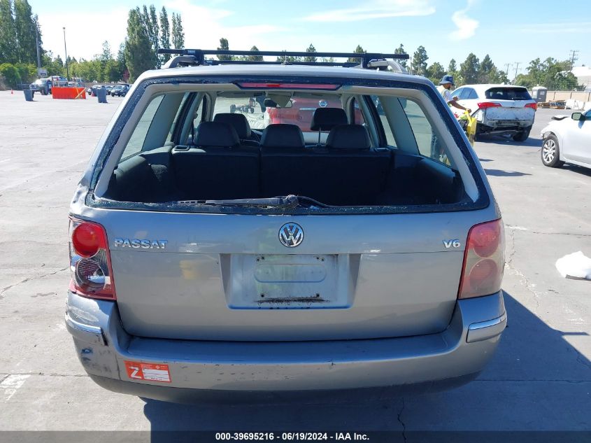 2003 Volkswagen Passat Glx VIN: WVWWH63B53E304127 Lot: 39695216