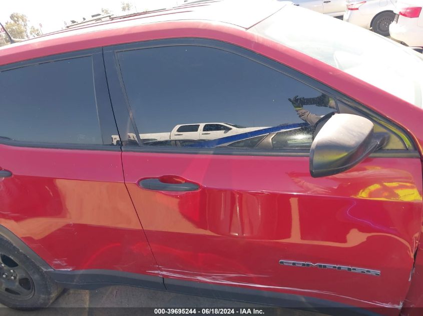 2019 Jeep Compass Sport Fwd VIN: 3C4NJCABXKT616461 Lot: 39695244