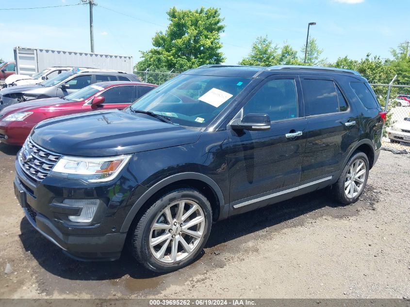 2016 Ford Explorer Limited VIN: 1FM5K8FH4GGC39138 Lot: 39695262